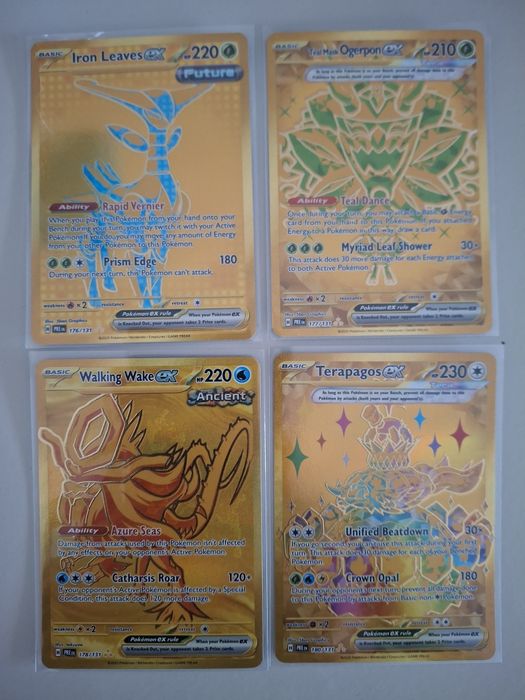 Lote 4 Cartas Pokémon