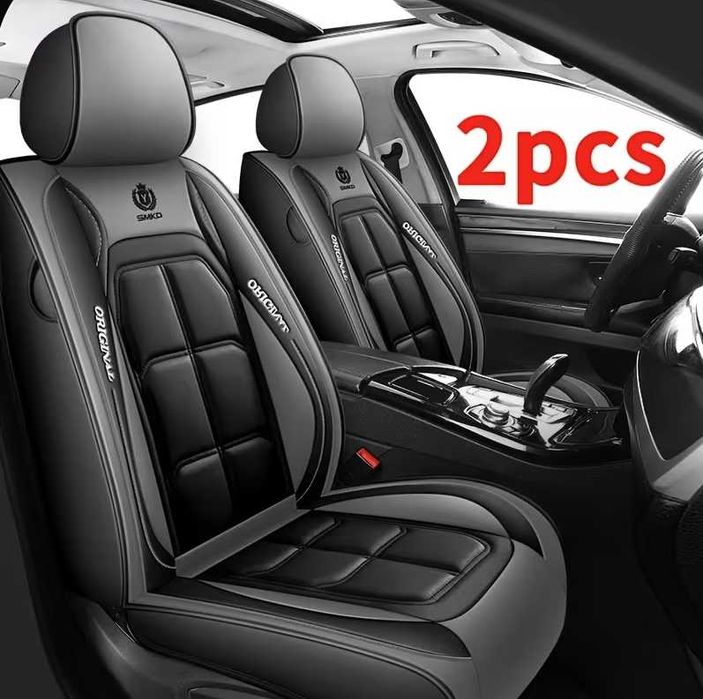 Capas assento de carro completos pele (2x)