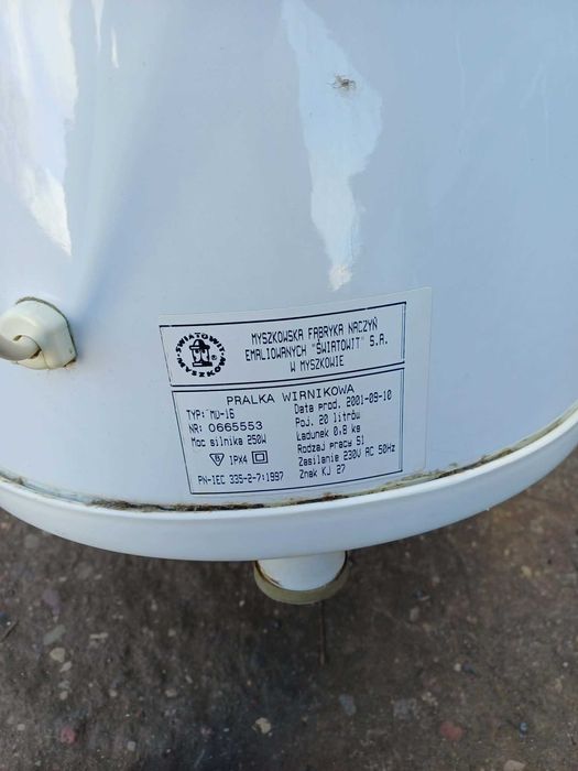 Pralka Frania Wirnikowa Myszkowska