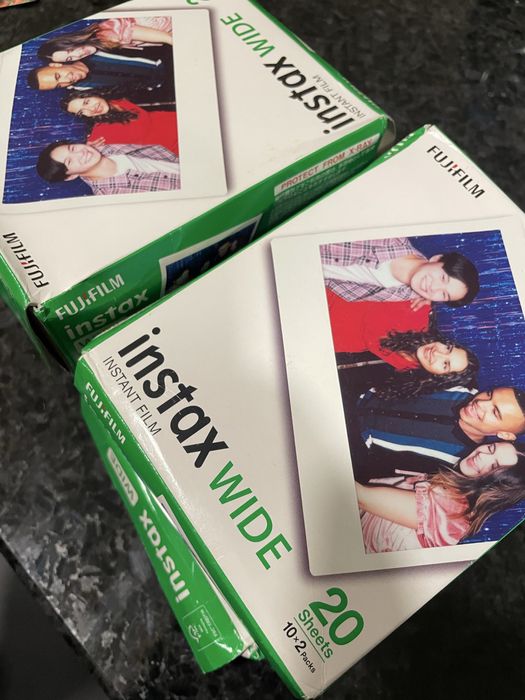 Instax Wide cartuchos - expirados mas com garantia particular