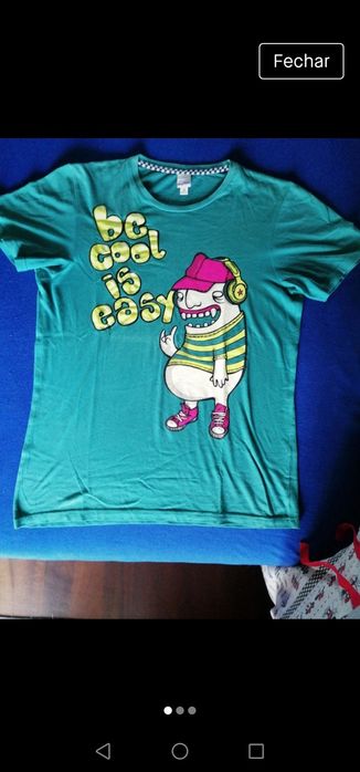 T-shirt verde Bershka, tam. S.