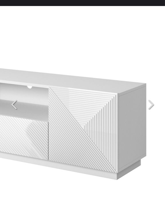 Komoda szafka rtv biala bogart