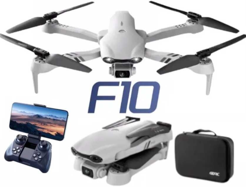 Dron F10 2xkamera FPV WiFi zasięg 2km 25min lotu akrobacje