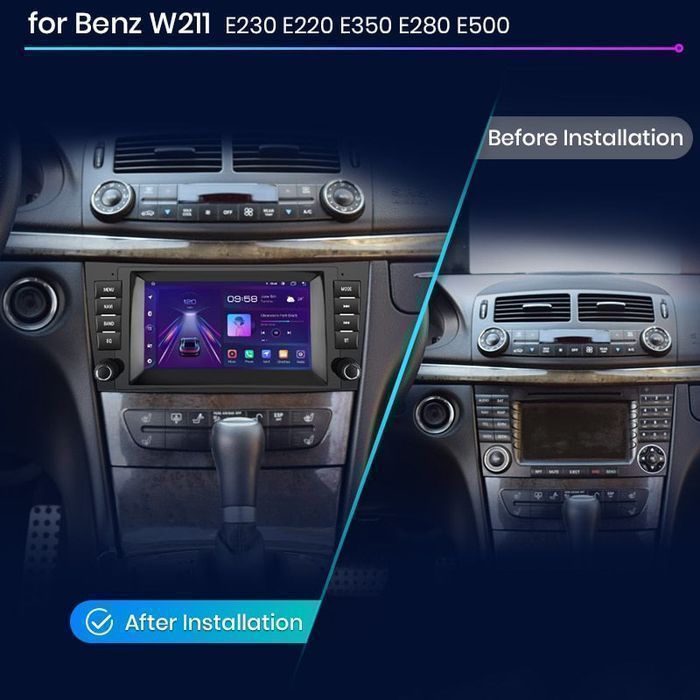 Mercedes E W211 / W219 – Radio Android 7” CarPlay