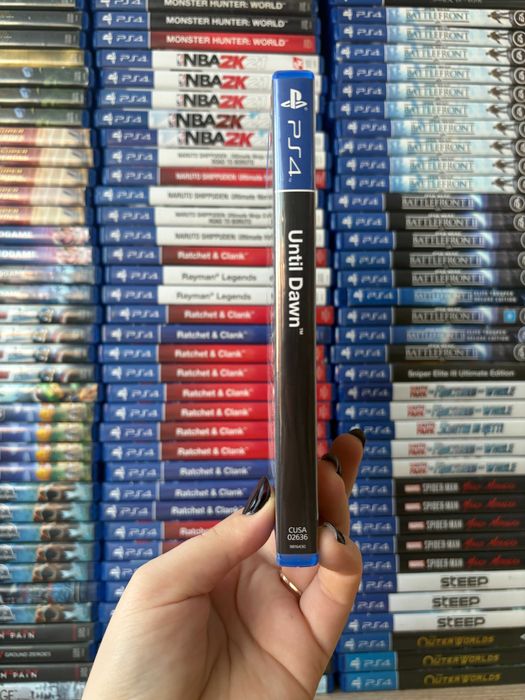 Гра Until Dawn на ps4, диск з грою на пс 4, ліцензія