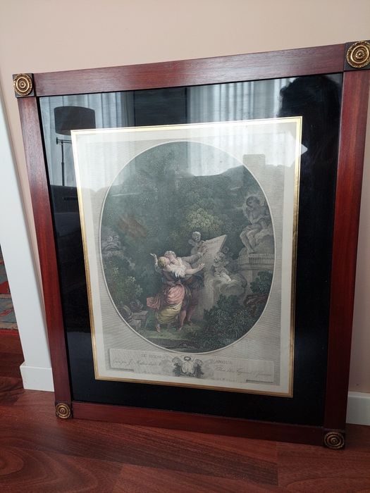 Quadro clássico com moldura