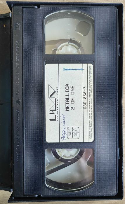 Kaseta VHS Metallica 2 of One