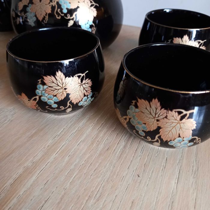 Kolekcjonerski  Złocony Porcelanowy Zestaw