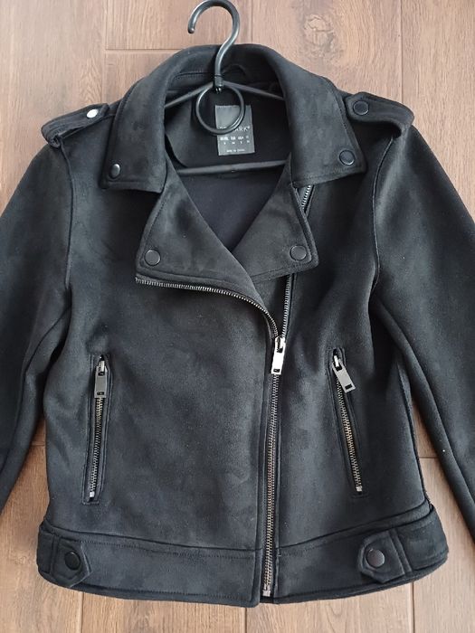 Czarna ramoneska zamsz Primark 34