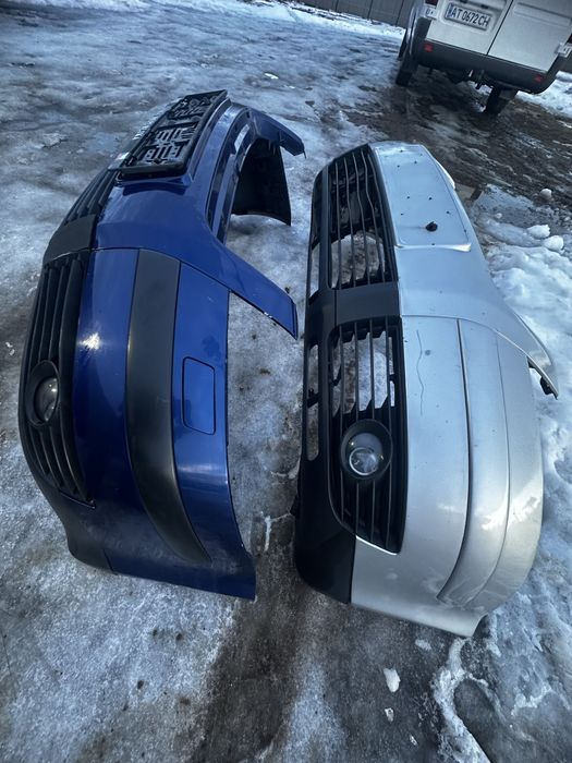 Передній бампер vw passat b5 + пасат б5+ туманки