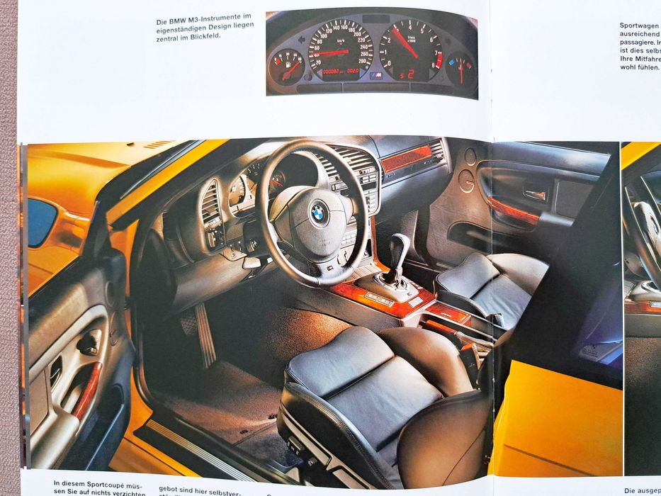 BMW M-Power 1999 prospekt 46 str./ M3 E36, M5 E39, MRoadster & MCoupe