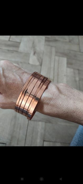 Zestaw 6 gładkich bransoletek