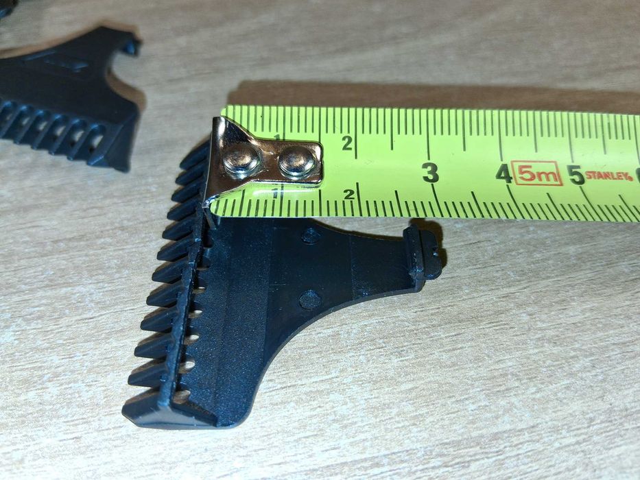 E173 Nakładki Grzebienie Dystansowe Trymer 1mm 2mm 3mm Zestaw Pędzelek