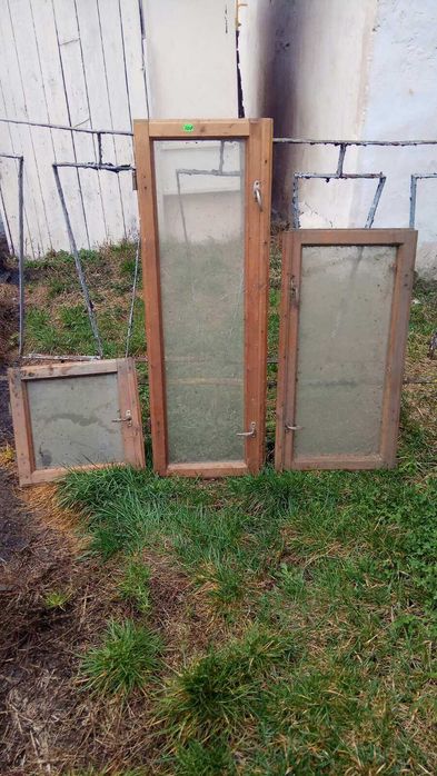 продам вікна рами із склом натуральне дерево форнітура