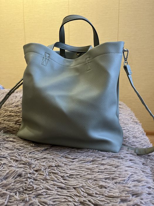 Сумка-щопер з еко-шкіри