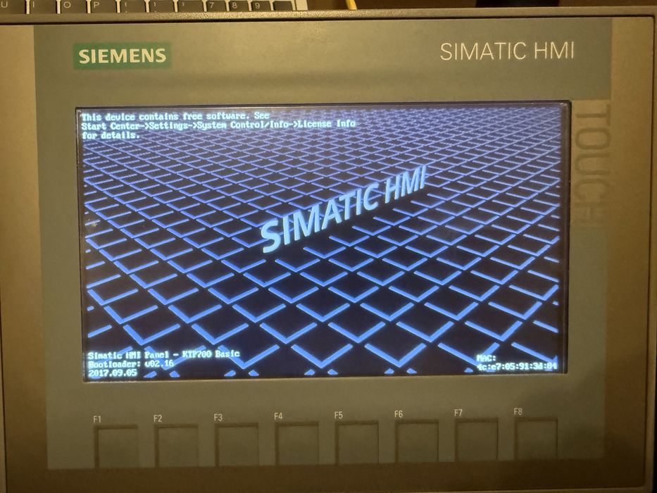 Siemens KTP700 Basic panel HMI