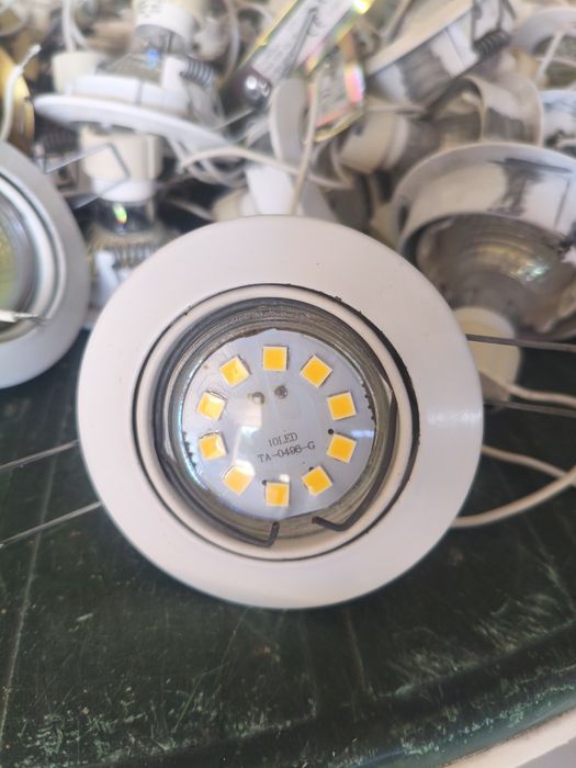 Focos led + Material elétrico Legrand+ relé Finder e Dimmers