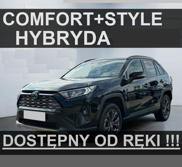 Toyota RAV4 Hybryda 218KM Comfort Pakiet Style Dostępny od ręki 1872 zł Niska Cena