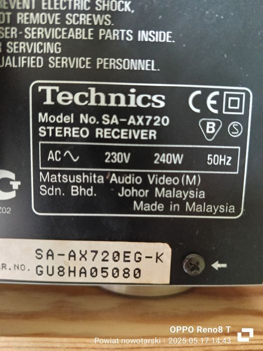 Wieża Technics + kolumny Skart