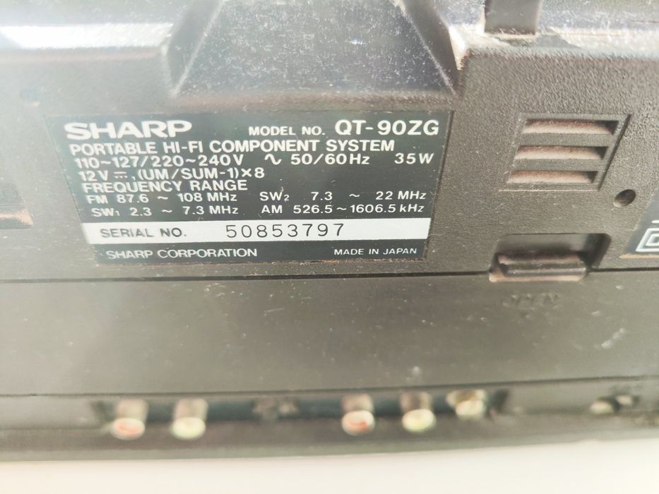 Магнитола SHARP Япония