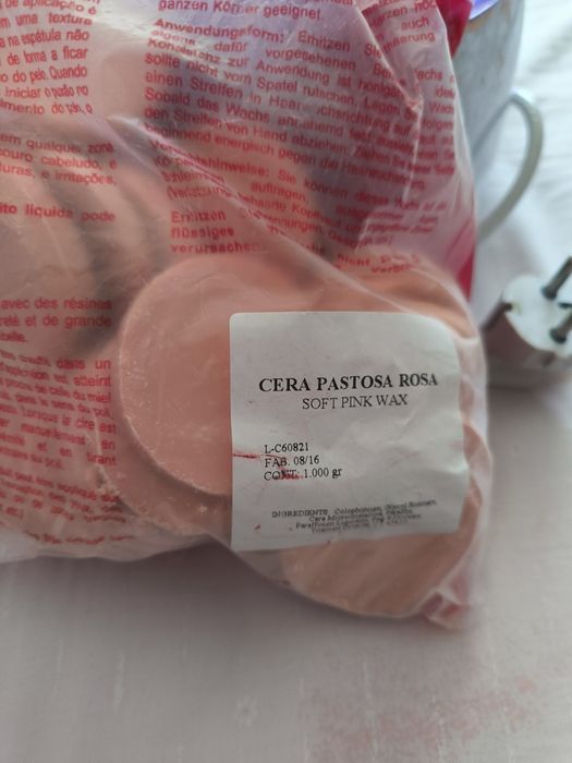 Cera + máquina depilação