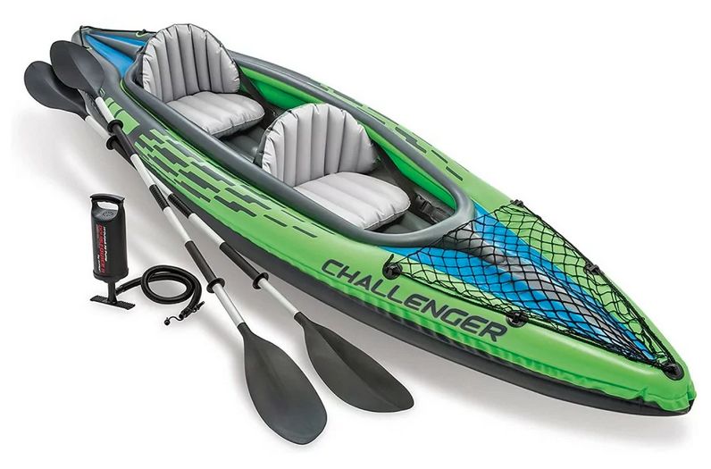 Kajak Dmuchany Intex Challenger K2 Dwuosobowy