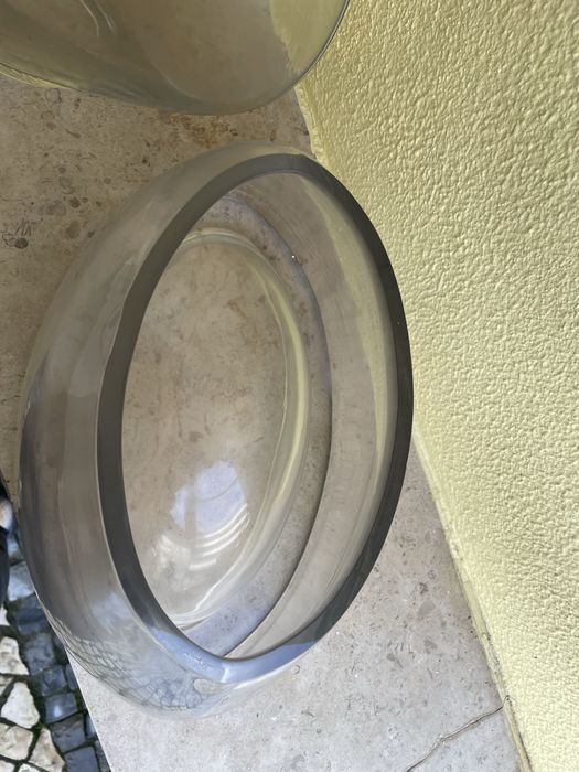 Conjunto de 2 vasos grandes em vidro