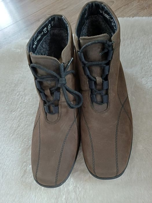 Buty damskie zimowe ortopedyczne skórzane Solidus rozm 7,5 (40,5).