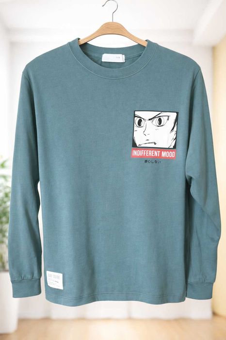 T-shirt Manga Comprida Zara Rapaz 11–12 Anos (152 cm)