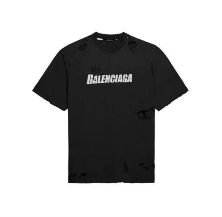 T-shirt Balenciaga destroyed tee viperr 9mice kai angel