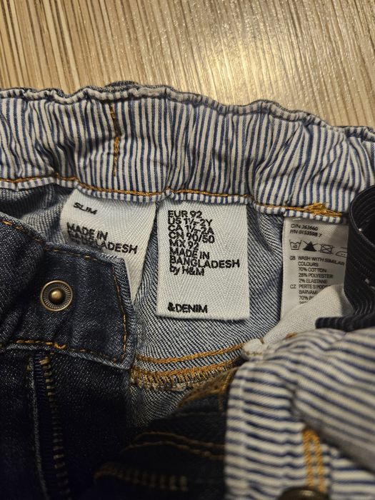 Spodnie jeansowe rozmiar 92