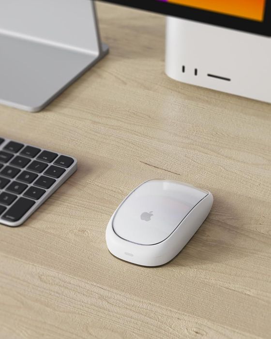 Ергономічний чохол з бездротовою зарядкою для Apple Magic Mouse