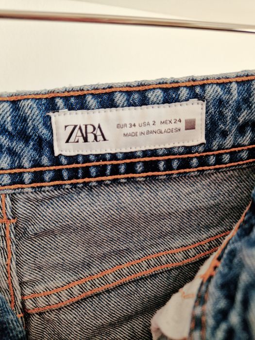 Jeansy Zara mum fit  XS