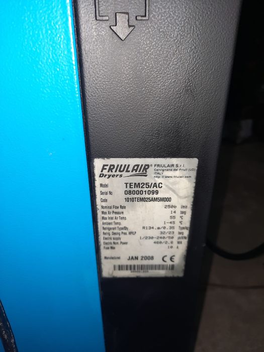 Secador de ar Friulair