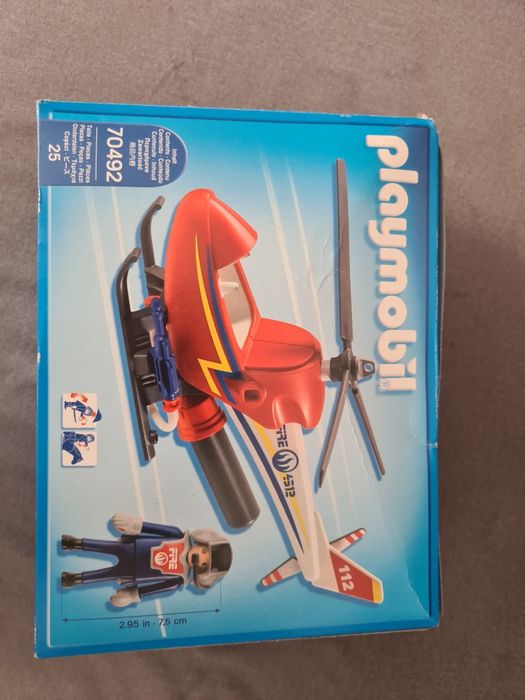 Helikopter strażacki playmobil