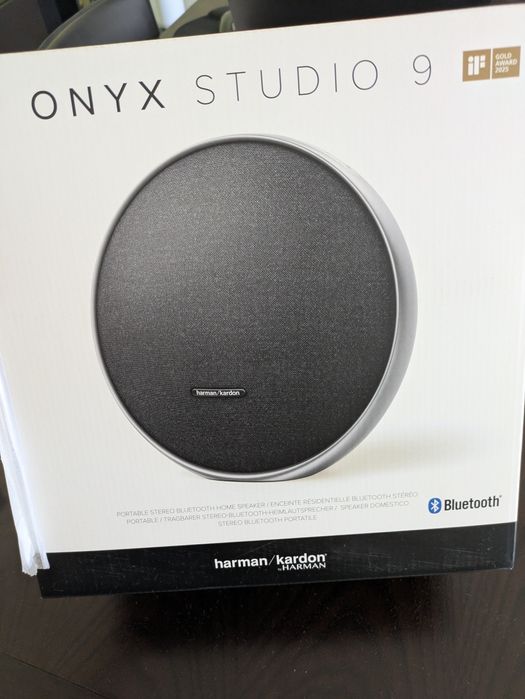 Harman Kardon Coluna Portátil Onyx Studio 9 Nova
Coluna com palco sonoro alargado, design elegante e robusto, calibração automática, ligação multip