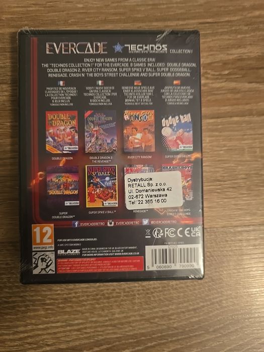 Nowy Kartridż Evercade technos legacy
