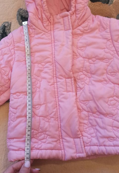 Демісезонна куртка на дівчинку та шапка