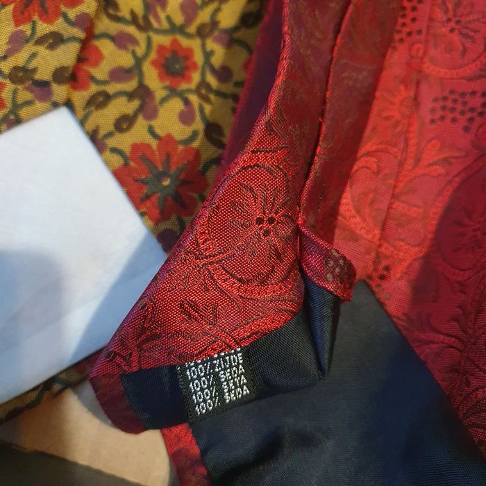 Zestaw krawatów jedwab 100g(niebieski k.)