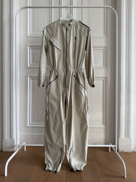 Zara SRPLS Cotton/Cupro Jumpsuit - kombinezon