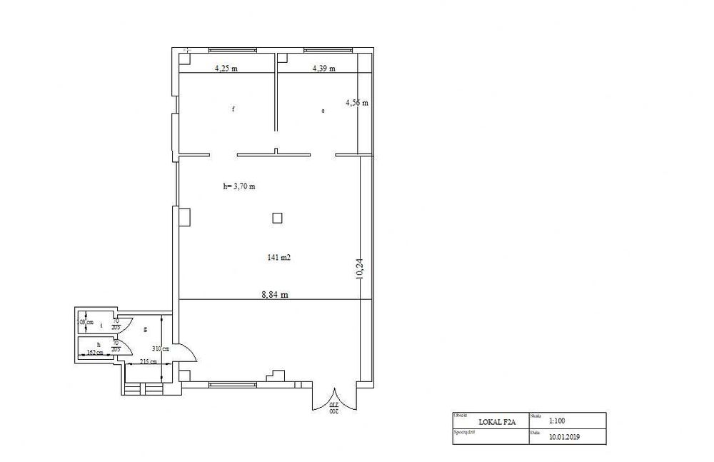 Wynajem-Lokal handlowo/magazynowo/ usługowy 141 m2