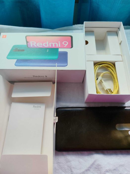 telemóvel redmi 9 carbon grey 3 GB RAM -32 GB ROM