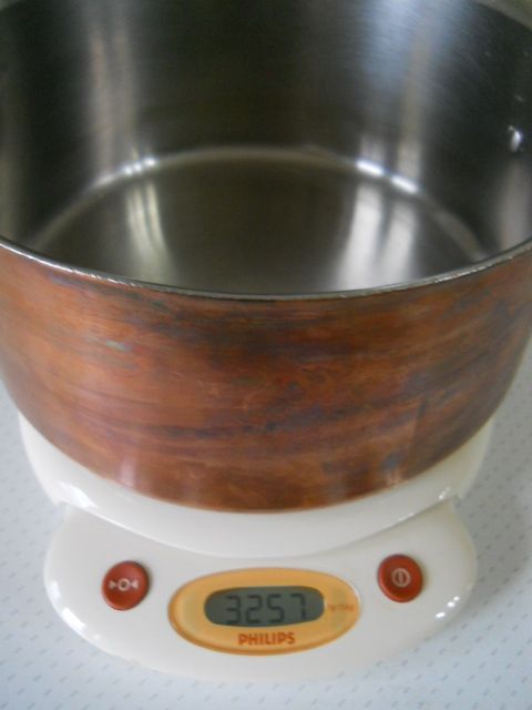 Кастрюля - медь/сталь/чугун