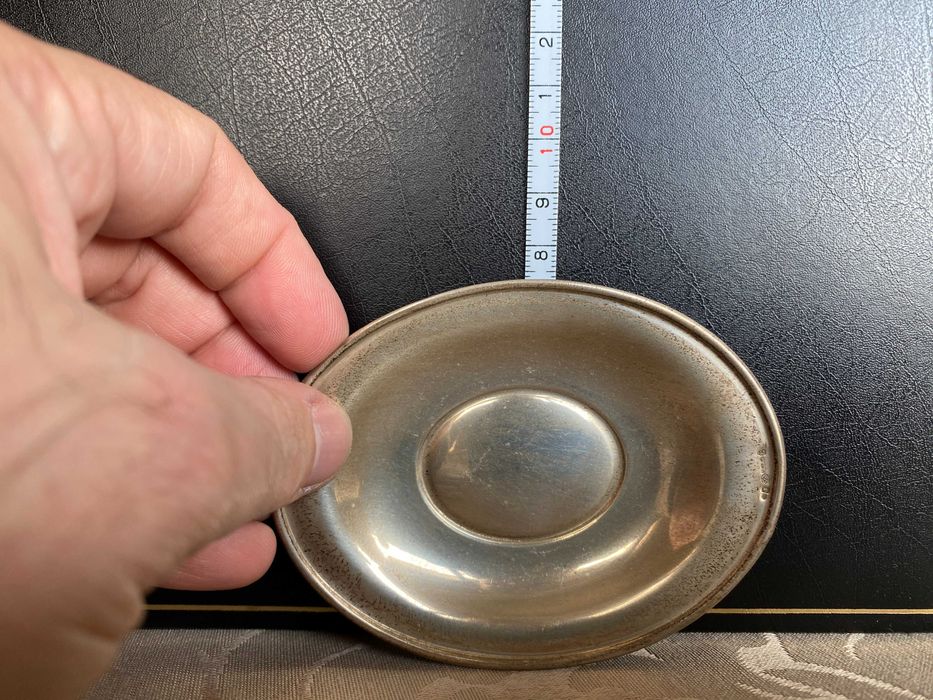 Pratinho de prata ovalado