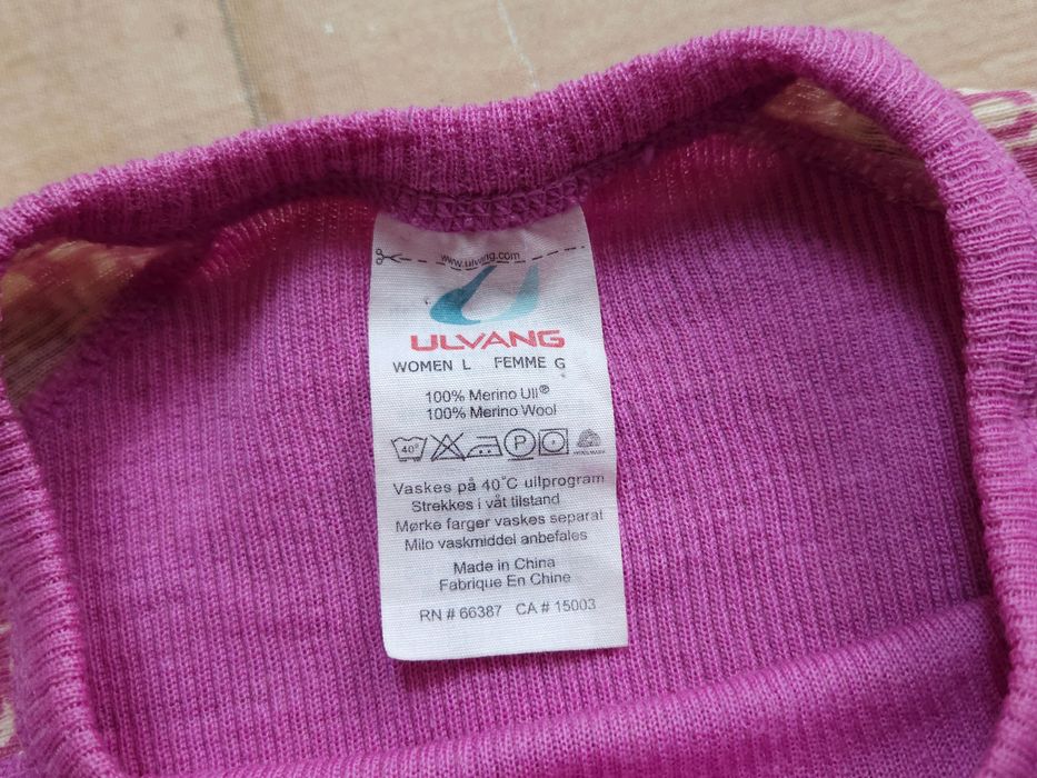 ULVANG Bluzka Damska 100 % Wełna Merino r. L