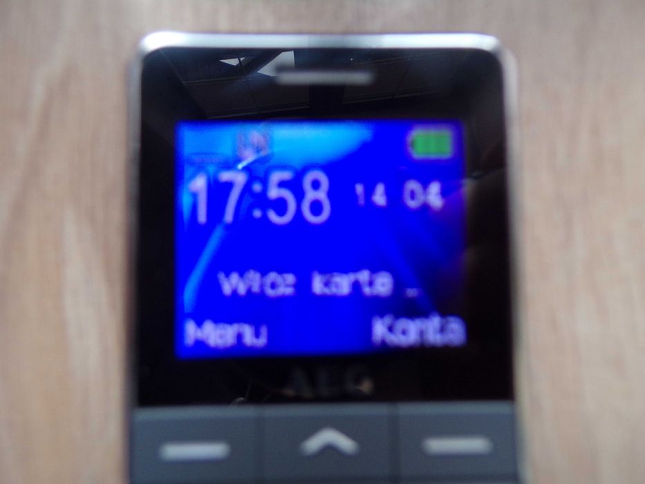 Telefon AEG duże cyfry, dla dziecka lub seniora