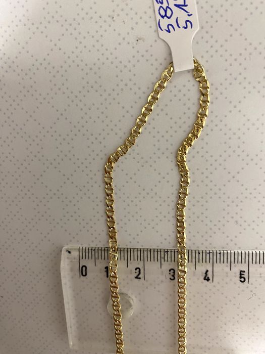 ZŁOTY, nowy łańcuszek, Gucci 50 cm 5,13 g, próba: 585, 14K