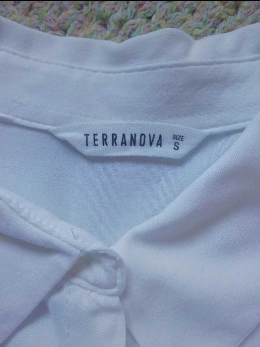 Letnia sukienka koszulowa, wiskoza, Terranova