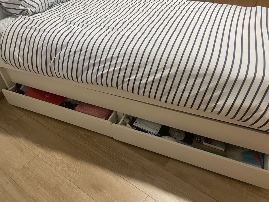 Cama Solteiro com cama dupla