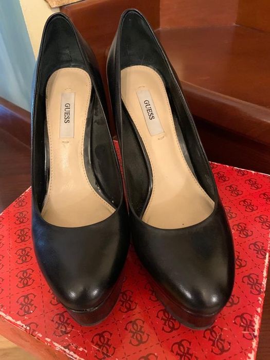 Кожаные туфли guess elsea3. размер 37. оригинал!